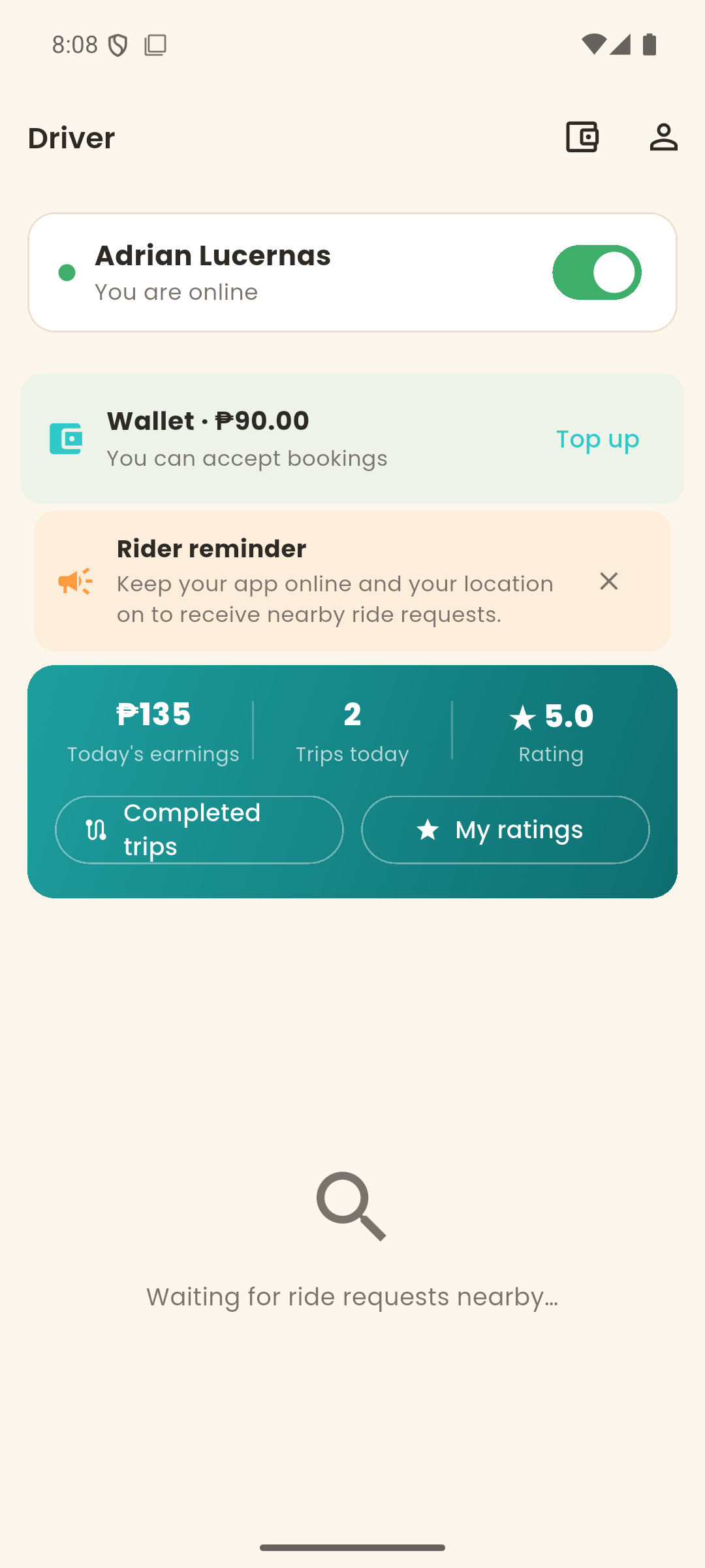 SakayTa Driver app