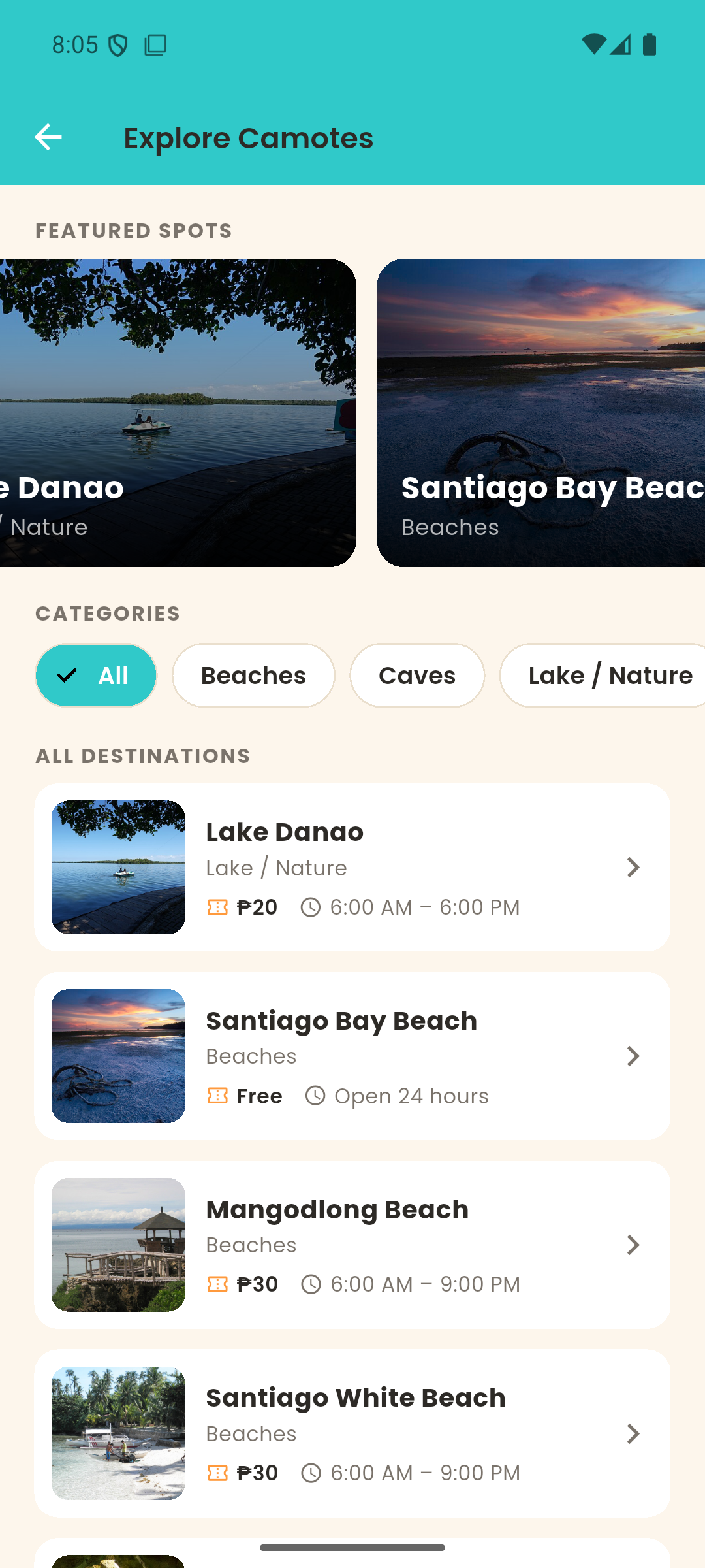 Explore Camotes